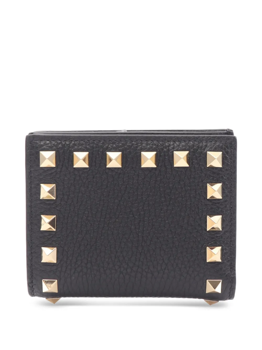 Valentino Garavani Pre-Owned 2020s Rockstud bi-fold wallet - Nero