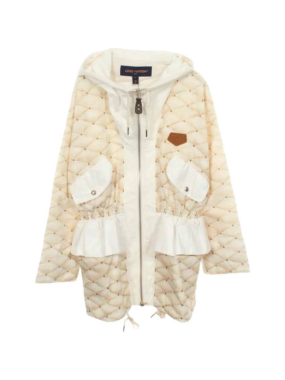 Louis Vuitton Pre-Owned 2020s zip-up hooded jacket - Toni neutri