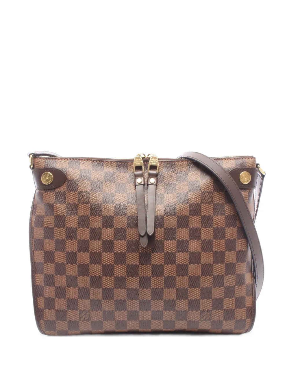 Louis Vuitton Pre-Owned 2015 Duomo Damier Ebene shoulder bag - Marrone