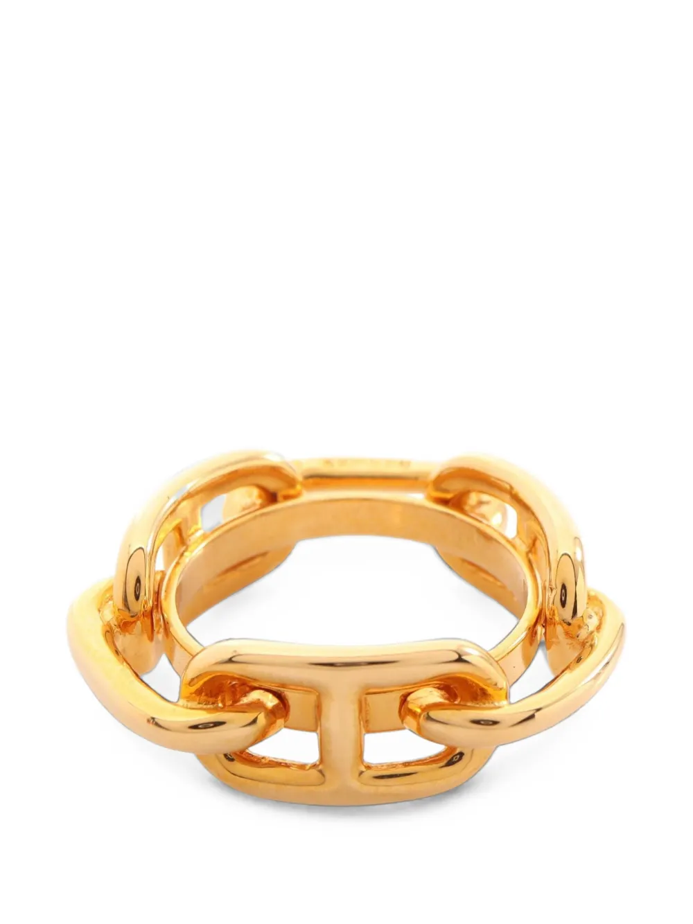 Hermès Pre-Owned 2010s Chaîne d'Ancre scarf ring - Oro