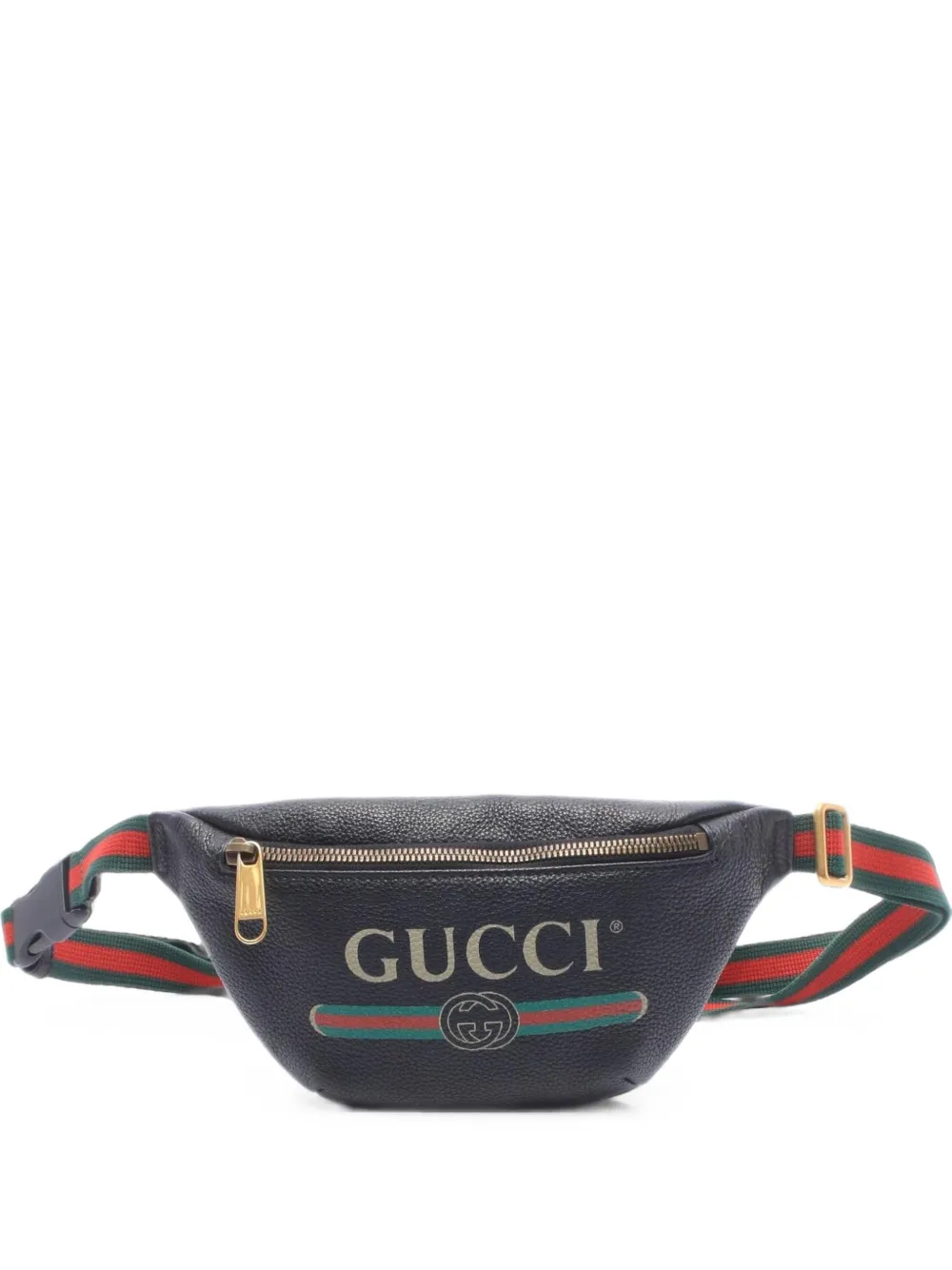 Gucci Pre-Owned 2010s small logo-print belt bag - Nero