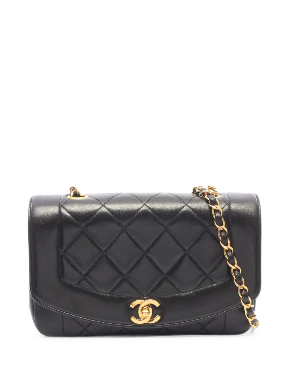 CHANEL Pre-Owned 1991-1994 Diana Matelasse shoulder bag - Nero