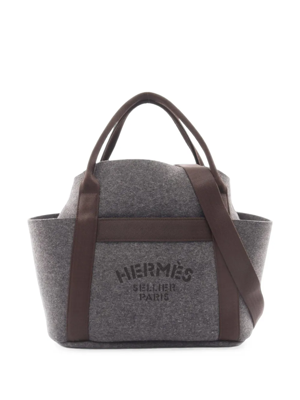 Hermès Pre-Owned 2020 Sac de pansage groom Grimoire tote bag - Grigio