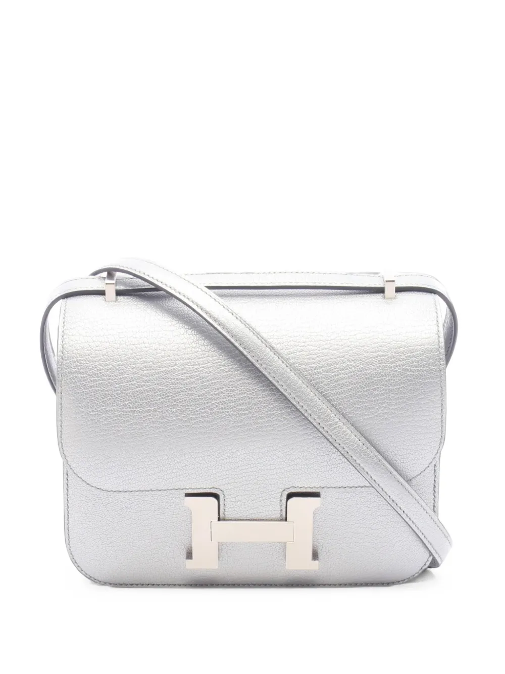 Hermès Pre-Owned 2026 mini Constance 3 shoulder bag - Argento
