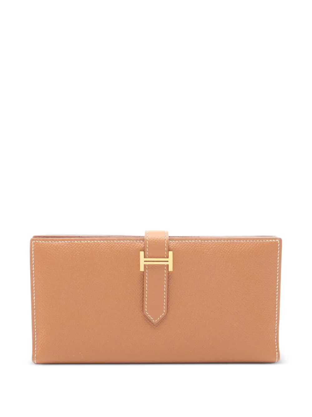 Hermès Pre-Owned 2017 Bearn Souffle bi-fold wallet - Toni neutri