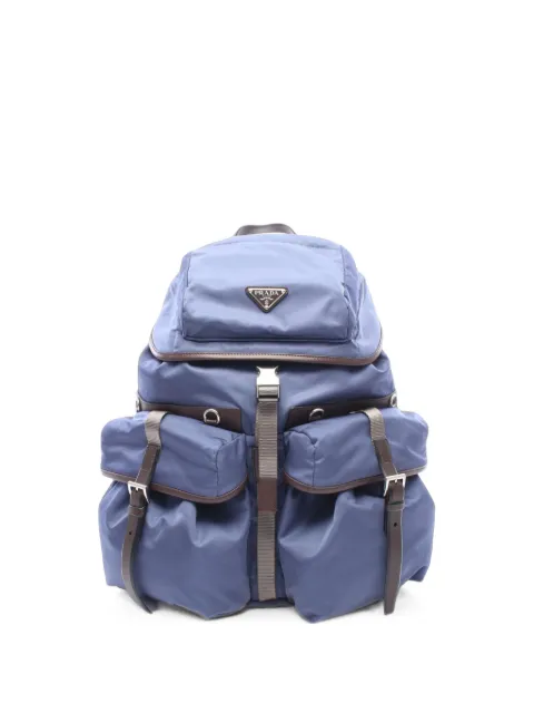 Prada Pre-Owned 2020s Triangle-logo backpack