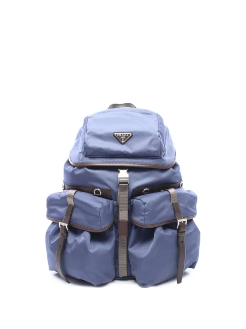 Prada Pre-Owned 2020s Triangle-logo backpack