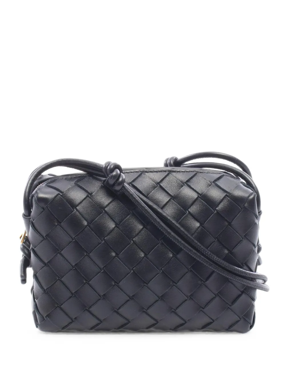 Bottega Veneta Pre-Owned 2010s mini Intrecciato Loop cross body bag - Nero