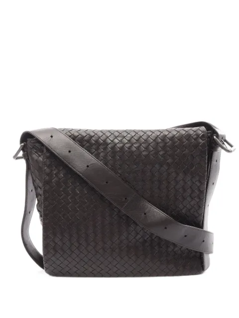 Bottega Veneta Pre-Owned 2000s Intrecciato leather messenger bag