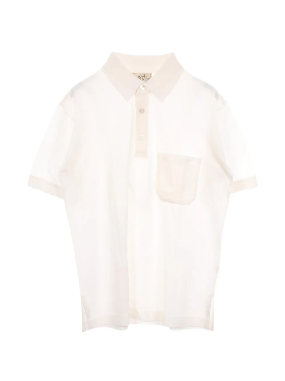 Hermès Pre-Owned 2010s short-sleeve polo shirt - Bianco