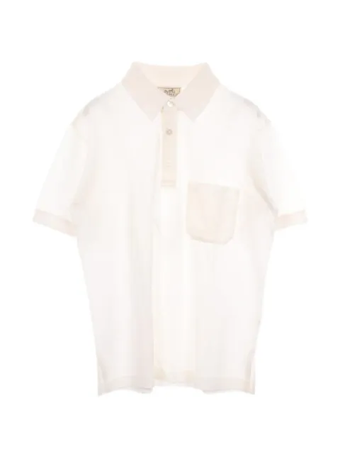 Hermès Pre-Owned polo de manga corta 2010