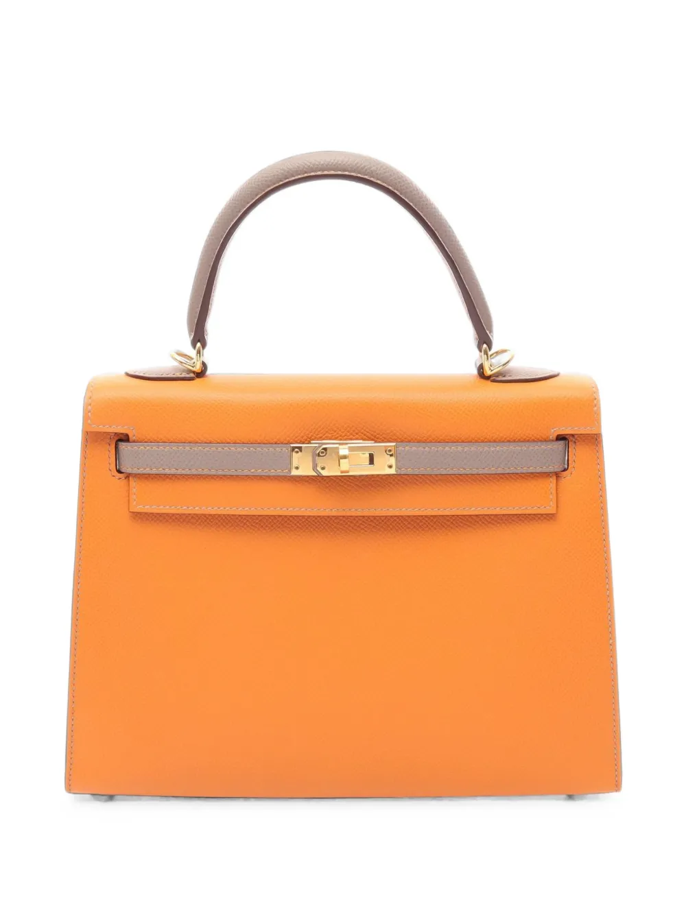 Hermès Pre-Owned 2021 Kelly 25 tote bag - Arancione