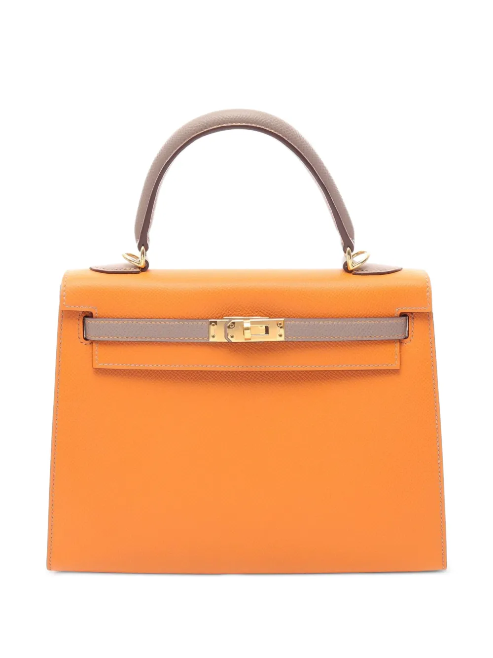 Hermès Pre-Owned 2021 Kelly 25 tote bag - Arancione