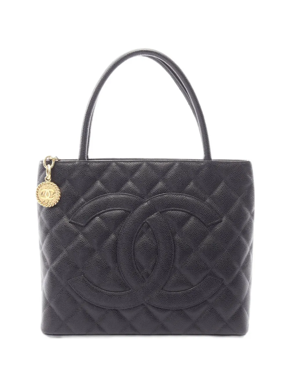 CHANEL Pre-Owned 2003-2004 quilted tote bag - Nero
