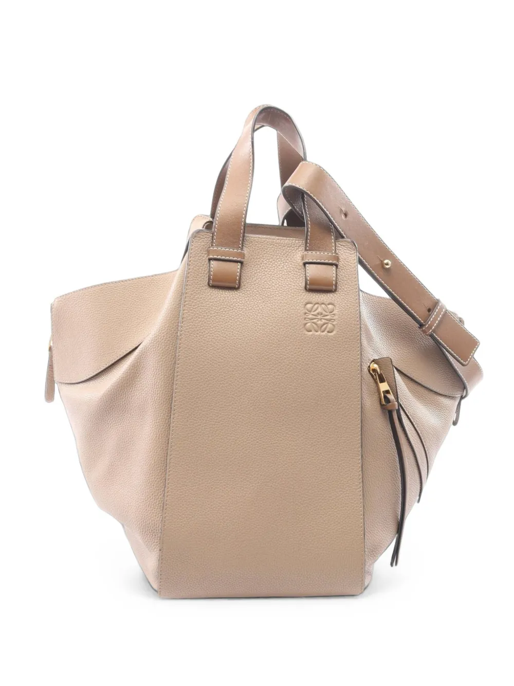 Loewe Pre-Owned 2010s medium Hammock two-way handbag - Toni neutri