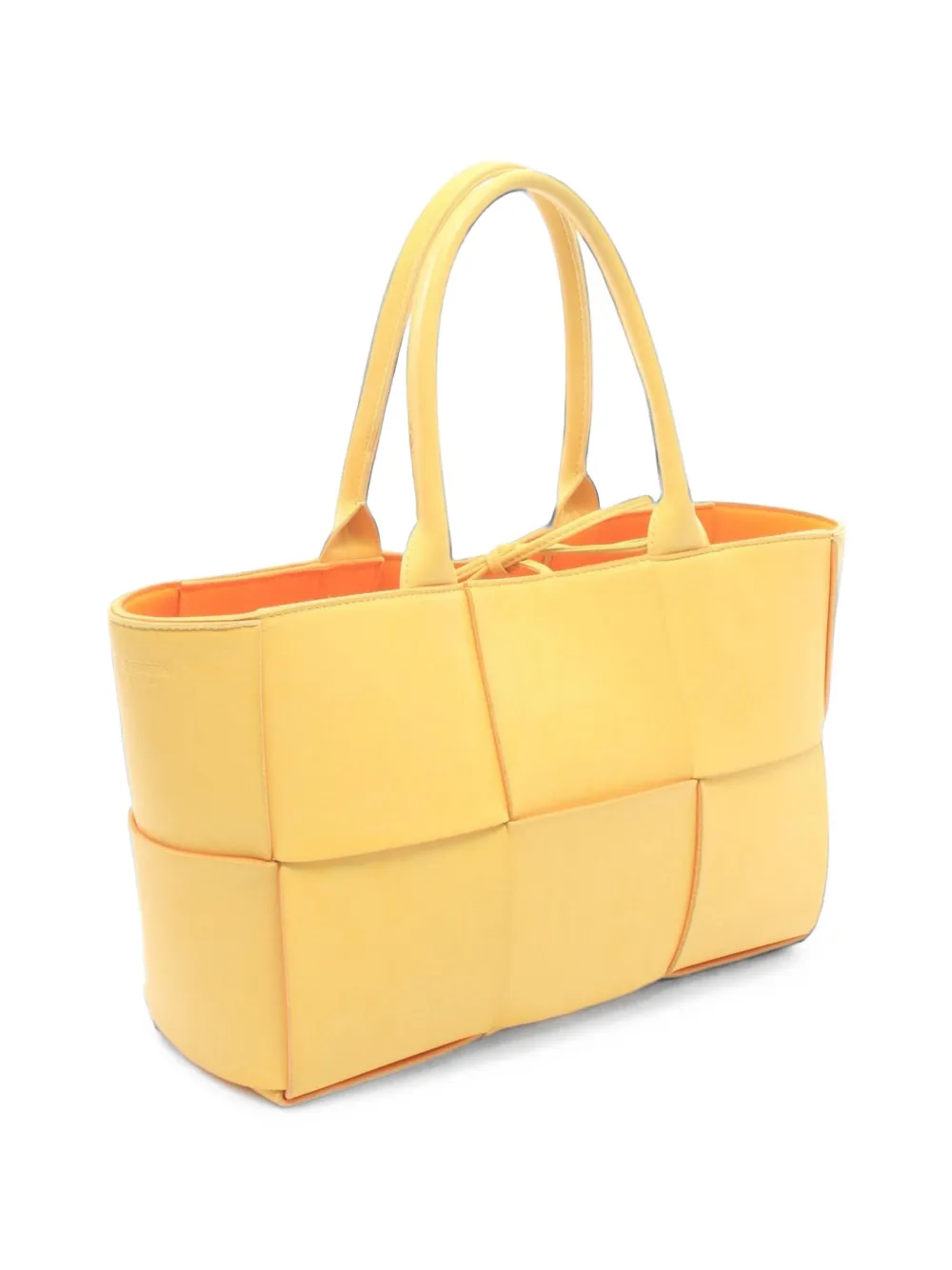 Bottega Veneta Pre-Owned 2000s small Arco leather tote bag - Giallo