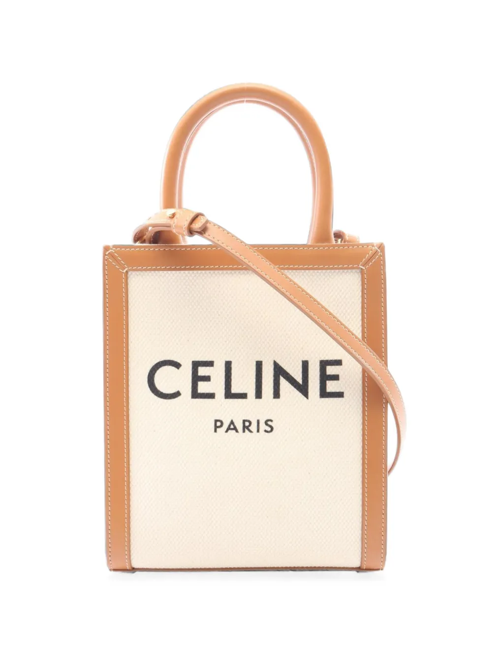 Celine Pre-Owned 2010s mini Vertical Cabas tote bag - Toni neutri