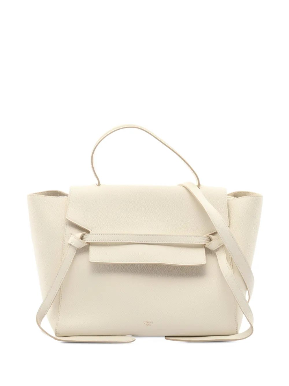 Celine Pre-Owned 2010s mini Belt leather shoulder bag - Bianco