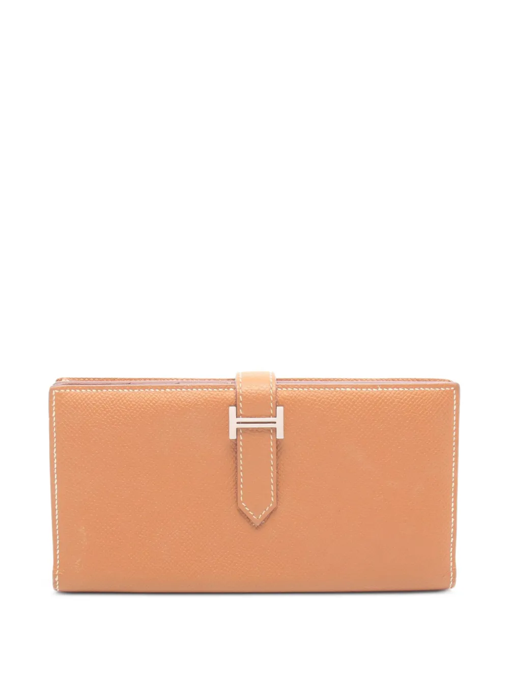 Hermès Pre-Owned 2015 Bearn Soufflé bi-fold wallet - Marrone
