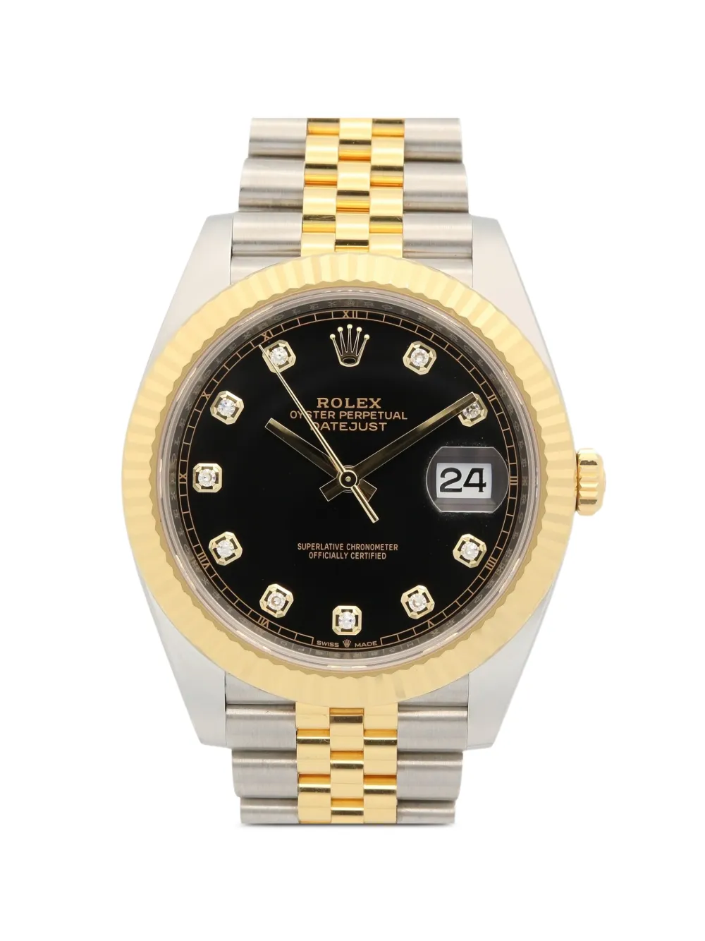 Rolex 2010s Datejust Jubilee 41mm watch - Nero