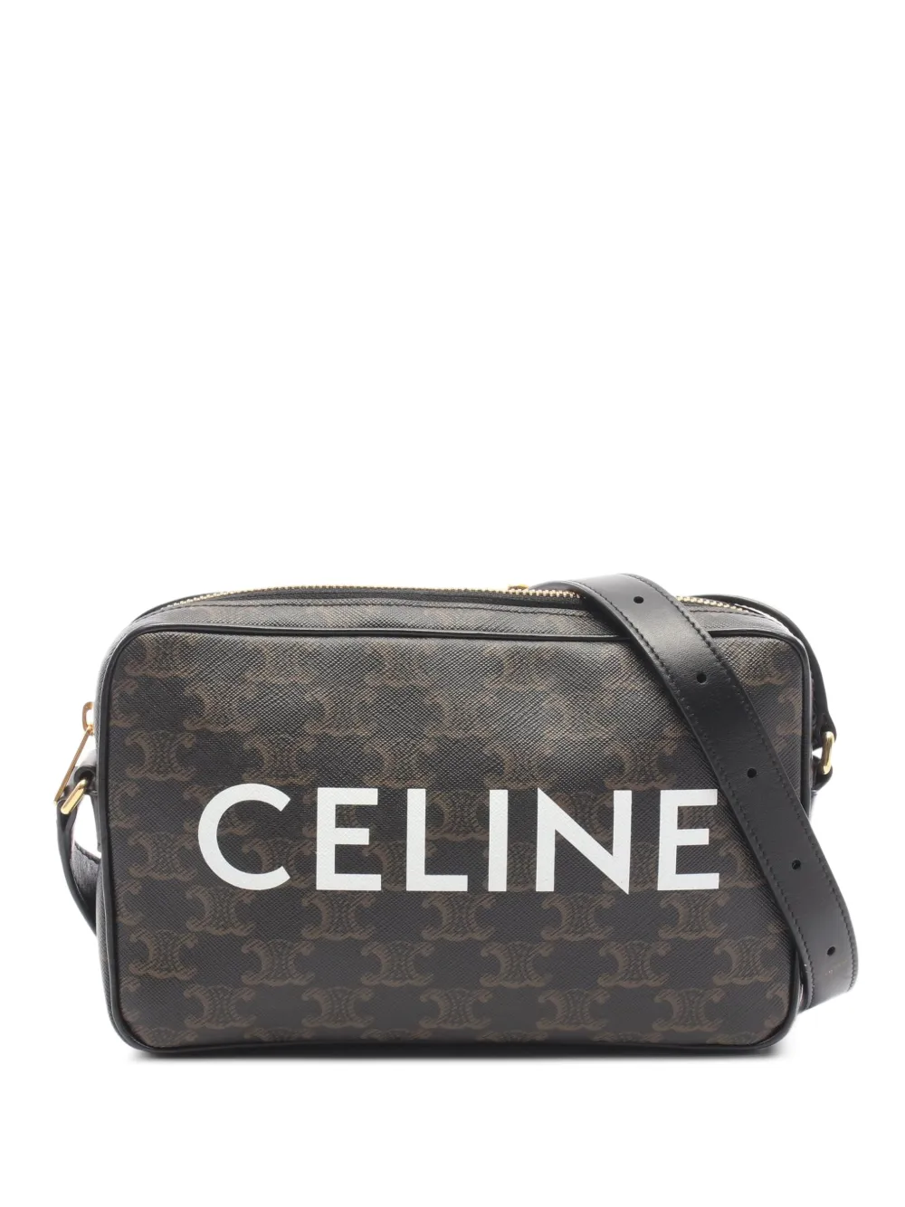 Celine Pre-Owned 2010s medium Triomphe messenger bag - Marrone