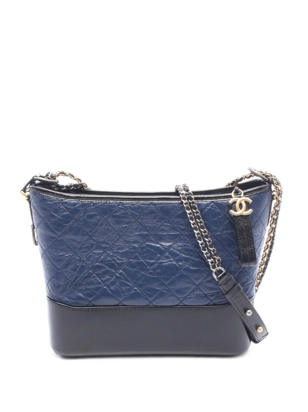 CHANEL Pre-Owned 2018 Gabrielle quilted shoulder bag - Blu