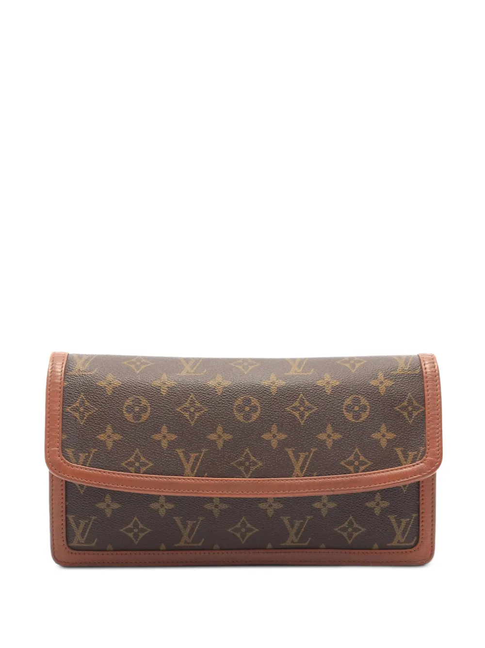 Louis Vuitton Pre-Owned 1985 Pochette Dame GM Clutch mit Monogramm - Braun