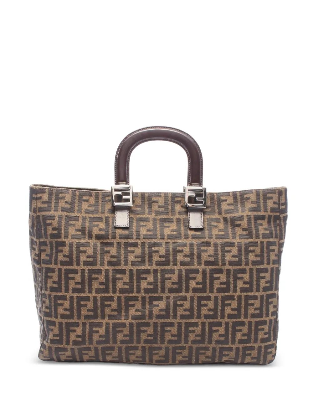 Fendi Pre-Owned 2010s Zucca Tote Bag - Braun