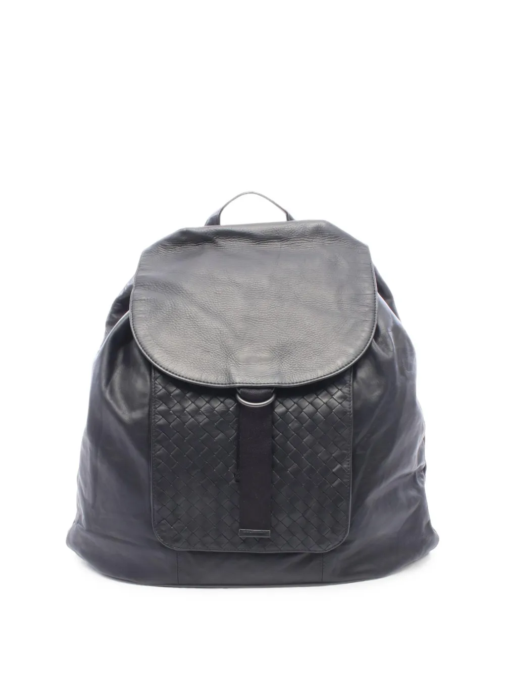 Bottega Veneta Pre-Owned 2010s Intrecciato leather backpack - Nero