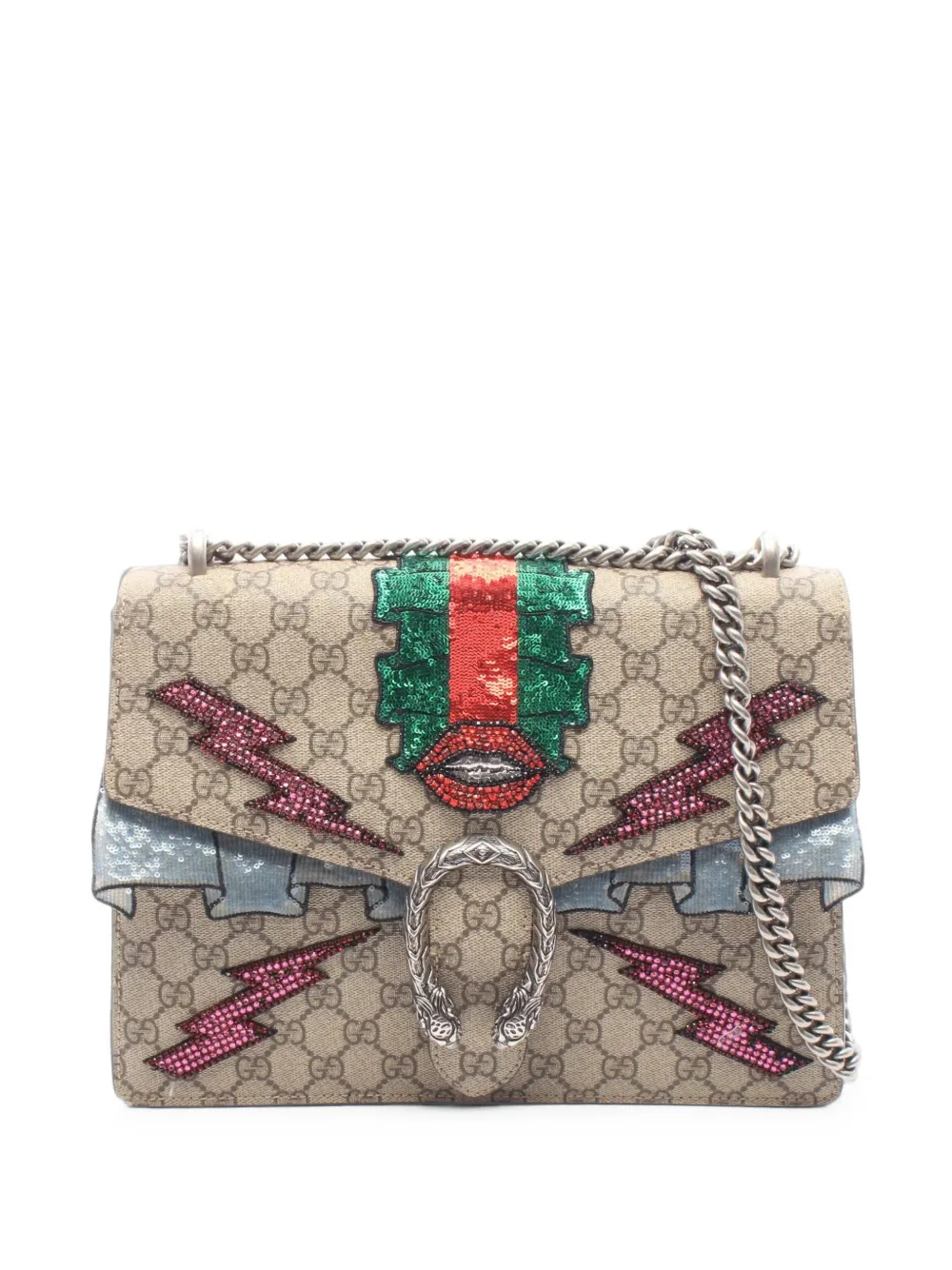 Gucci Pre-Owned 2000s Dionysus GG Supreme shoulder bag - Toni neutri