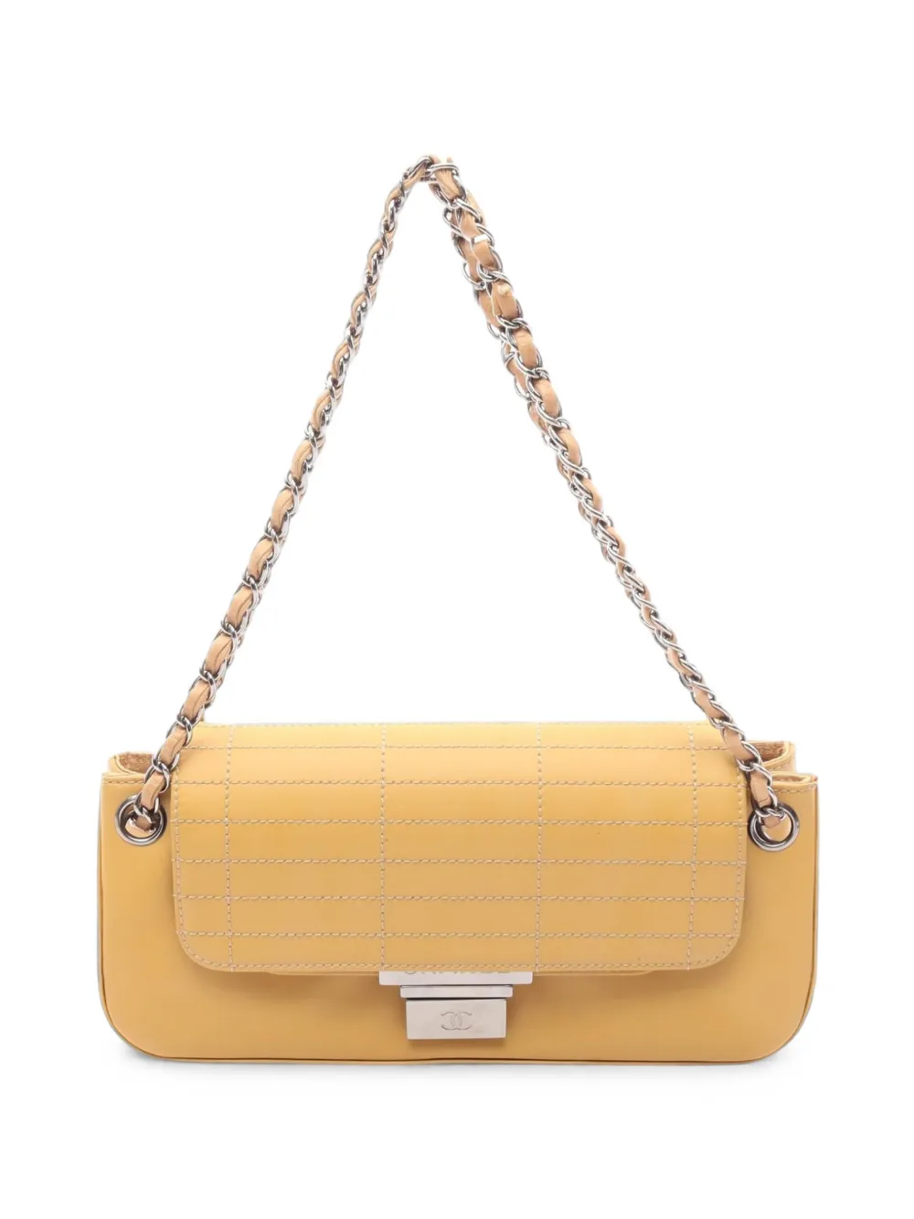 CHANEL Pre-Owned 2005-2006 Coco Mark Schultertasche - Gelb