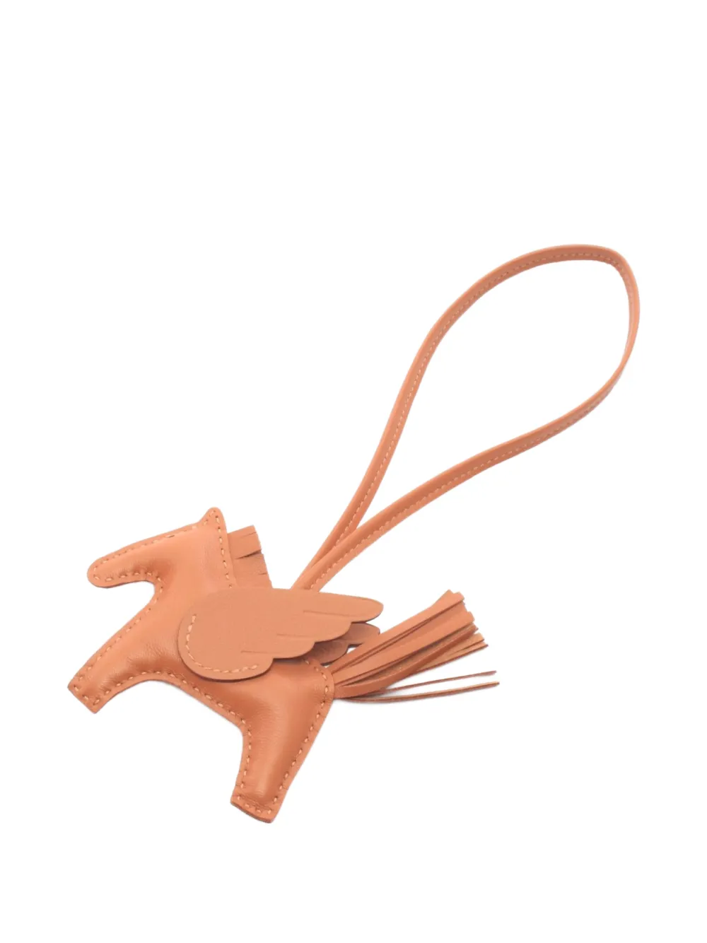Hermès Pre-Owned 2026 PM Rodeo Pegasus bag charm - Marrone