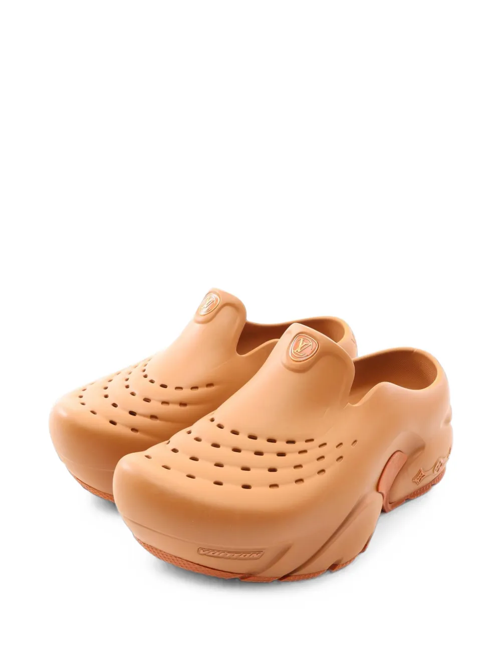 Louis Vuitton Pre-Owned 2010s Shark Clog slip-on mules - Marrone