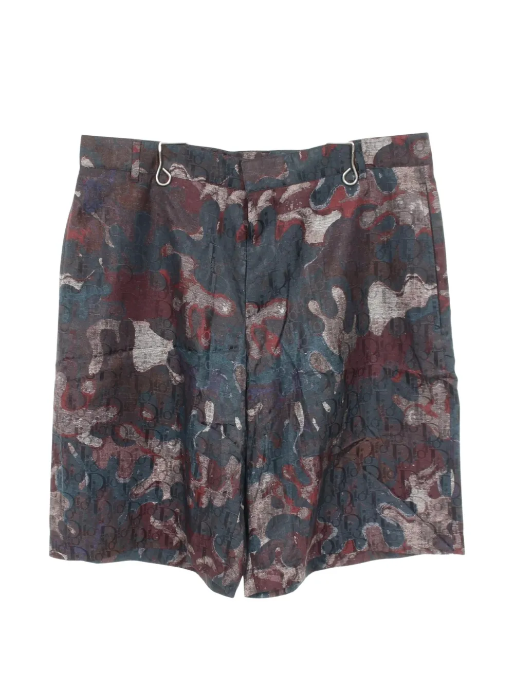 Christian Dior Pre-Owned x Peter Doig short à motif (années 2010) - Bleu Christian Dior Pre-Owned x Peter Doig short à motif (années 2010) - Bleu