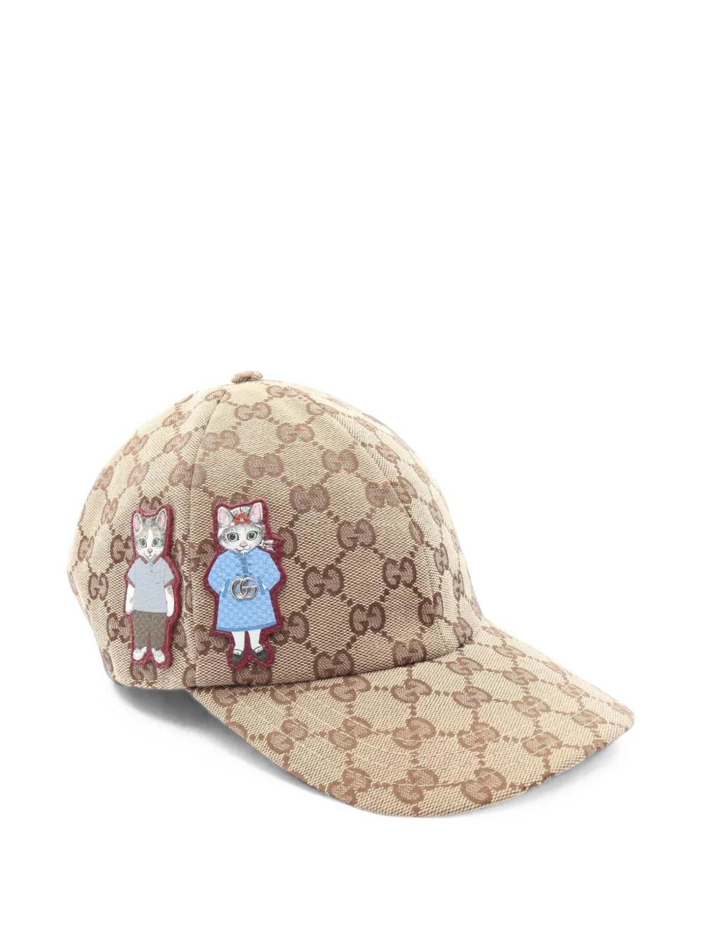 Gucci Pre-Owned × Yuko Higuchi GG canvas cap - Toni neutri
