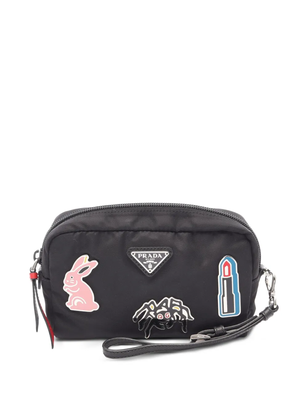Prada Pre-Owned 2010s Tessuto Smalto pouch - Nero