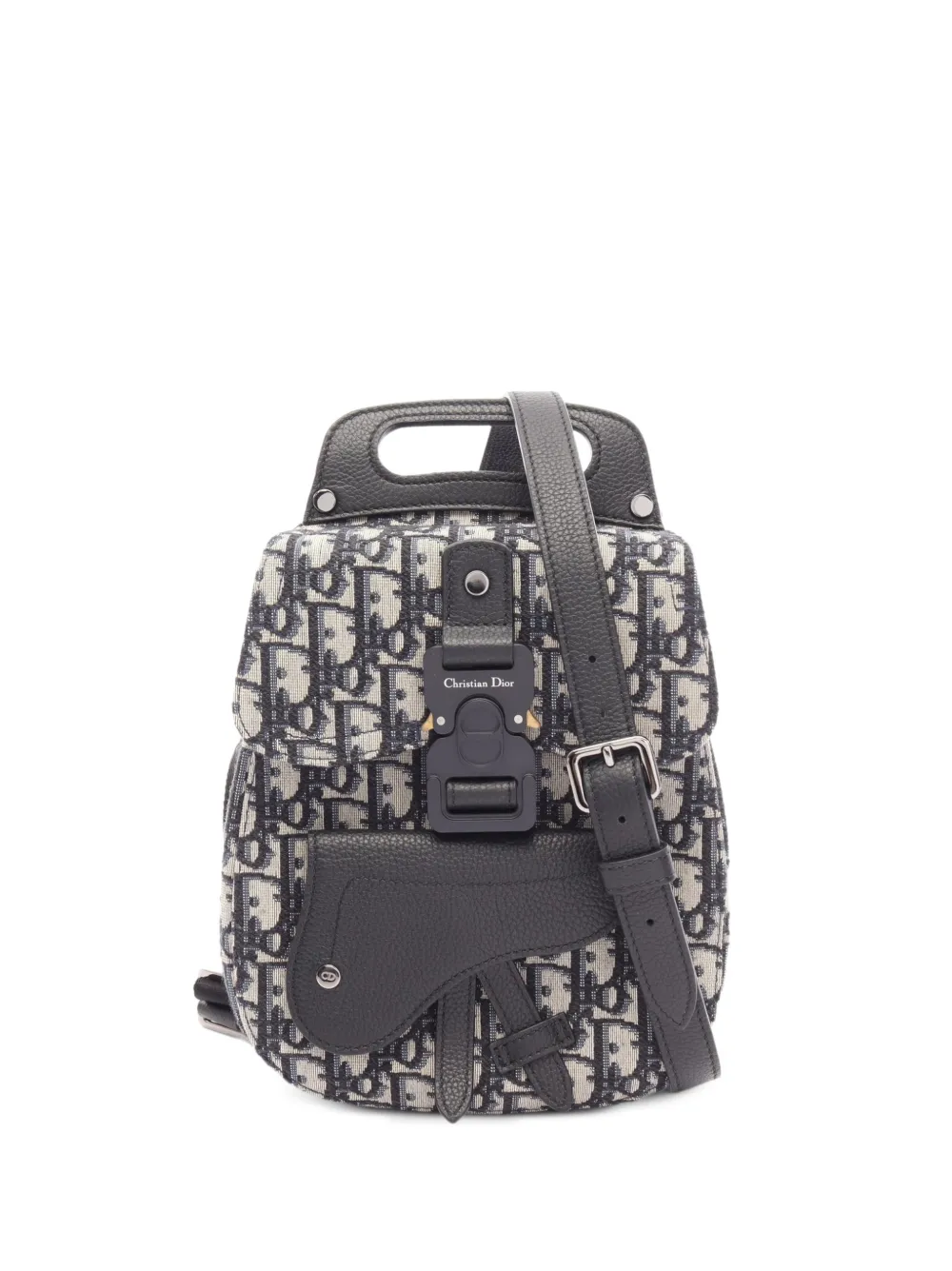 Christian Dior Pre-Owned 2010s Gallop Oblique patterned backpack - Toni neutri