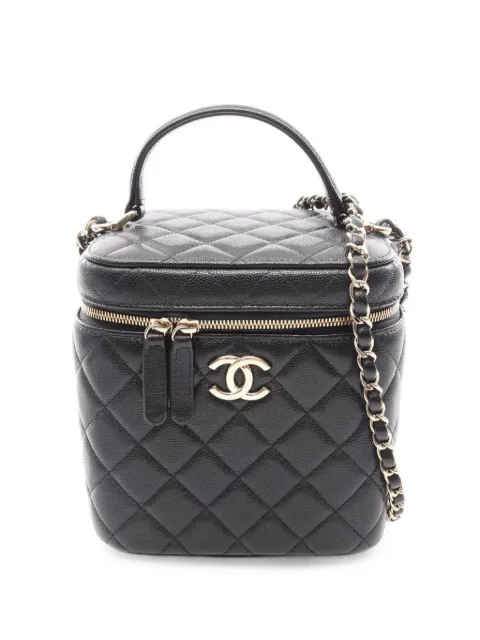 CHANEL Pre-Owned cosmetiquera capitonada 2021-2022
