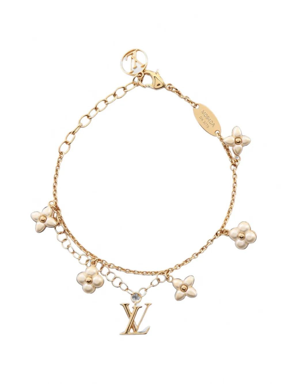Louis Vuitton Pre-Owned 2025 Floragram bracelet - Oro