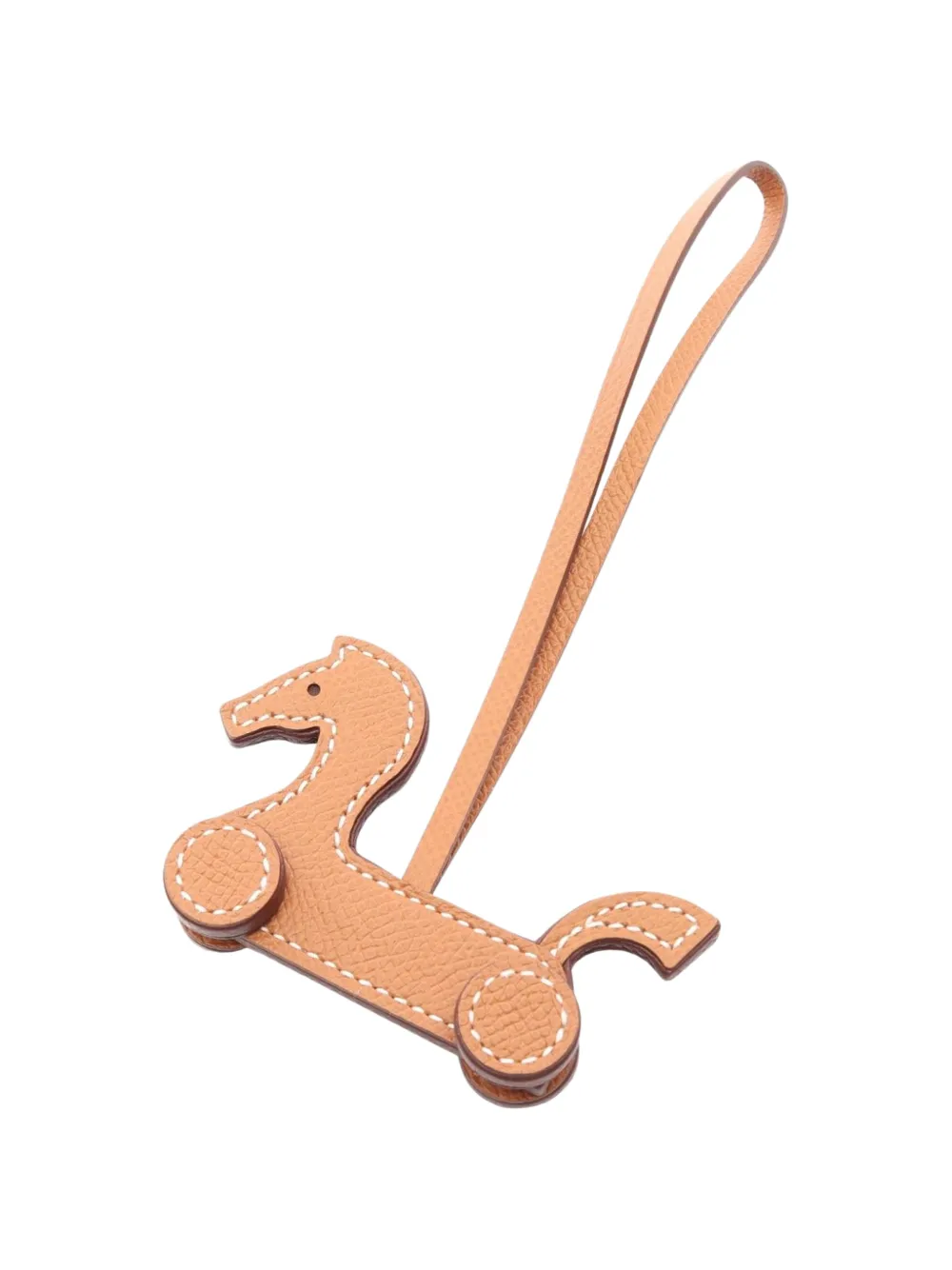 Hermès Pre-Owned Cheval a Roulettes Epsom bag charm - Marrone