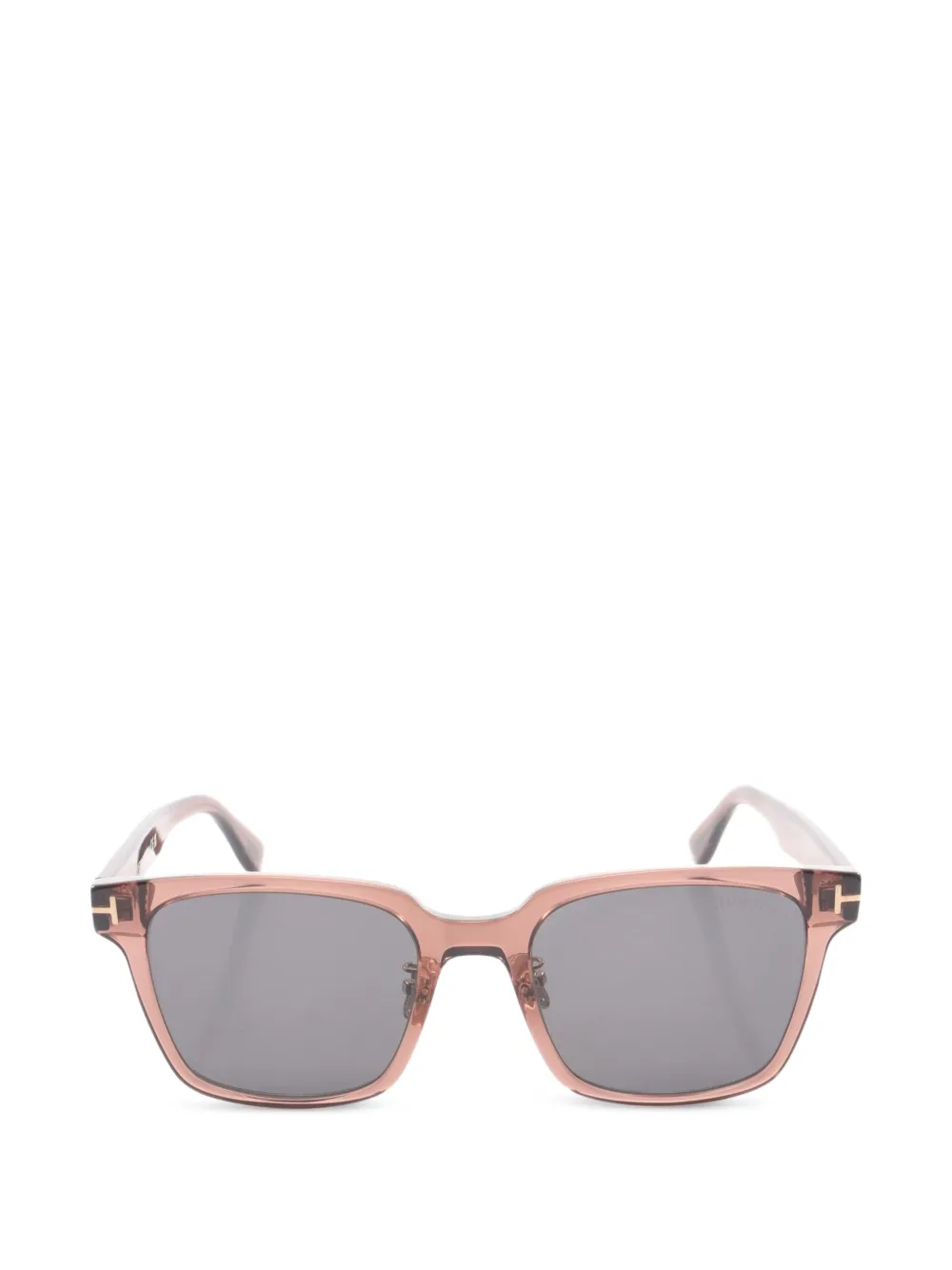 Pre-owned Tom Ford 2020s Square-frame Sunglasses In Brown