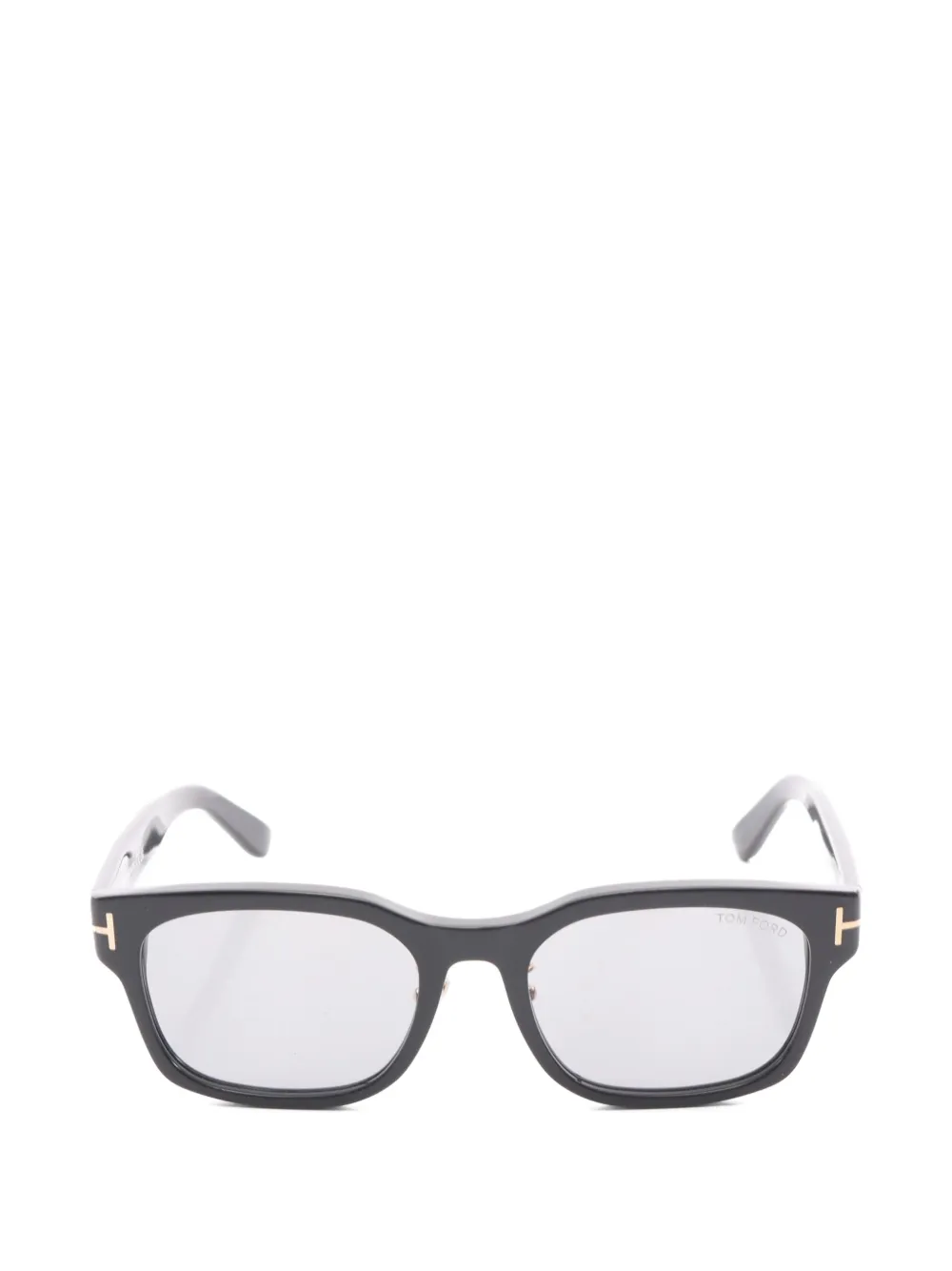 Tom Ford Vintage lunettes de soleil à monture carrée à logo T - Noir