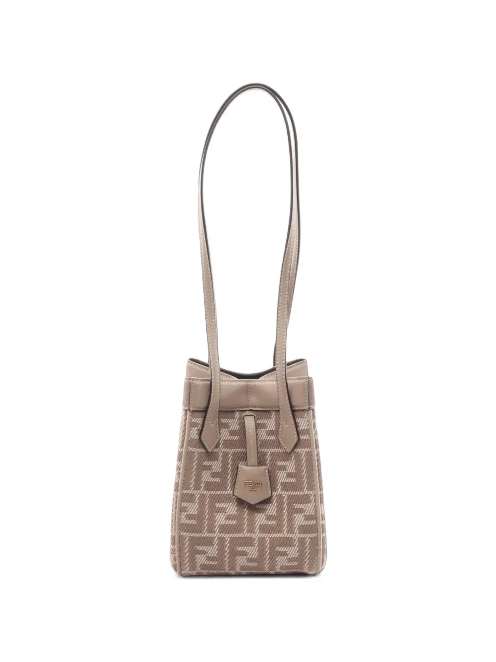 Fendi Pre-Owned 2020s Origami Mini shoulder bag - Marrone