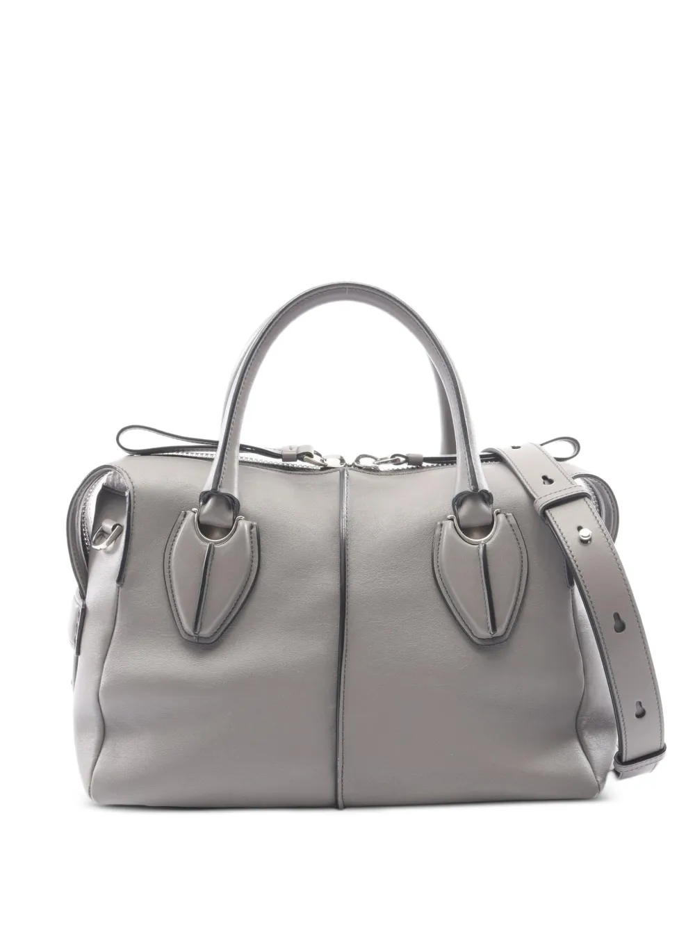 Tod's Vintage sac à main à design D (années 2000) - Gris Tod's Vintage sac à main à design D (années 2000) - Gris