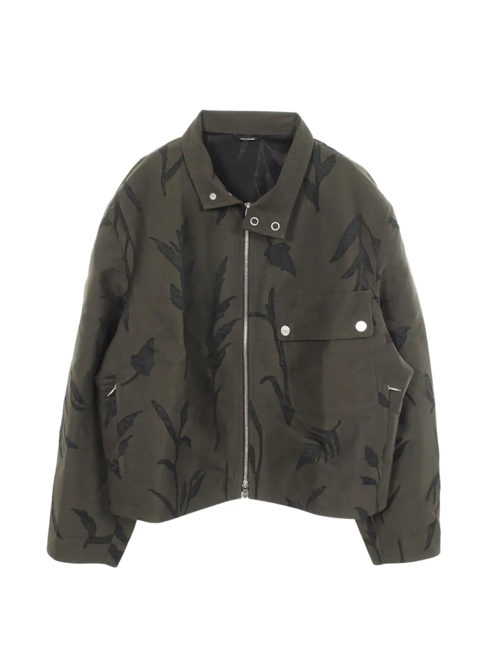 Hermès Pre-Owned 2010s Hervier Deperlan military jacket - Verde