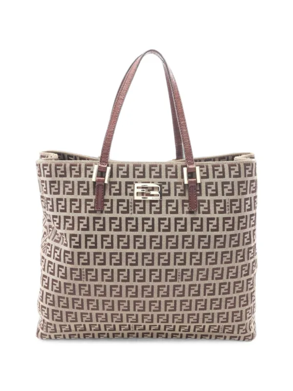 Fendi Pre-Owned 2000s Zucchino Tote Bag | ニュートラル | FARFETCH JP