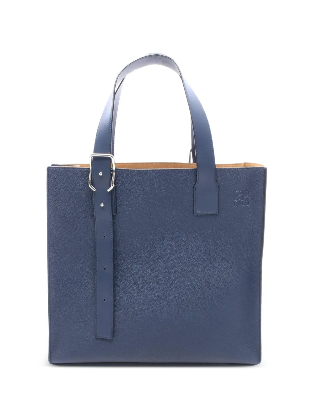Loewe Pre-Owned 2010s Anagram leather tote bag - Blu