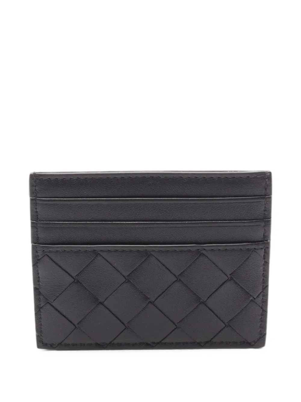 Bottega Veneta Pre-Owned 2020s Intrecciato card case - Nero