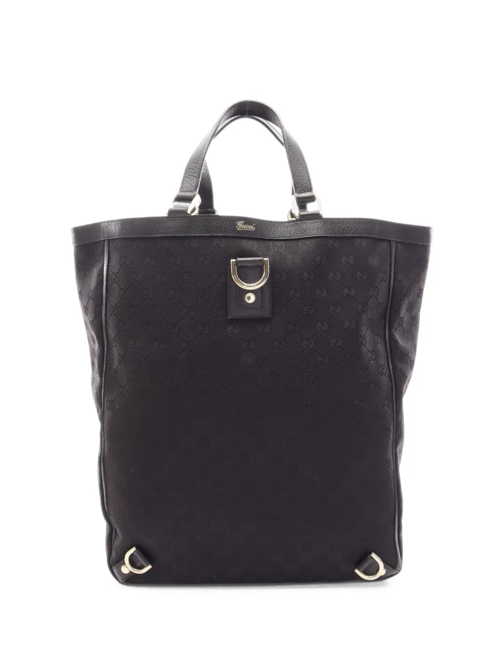 Gucci Pre-Owned 2010s Abby GG canvas tote bag - Nero