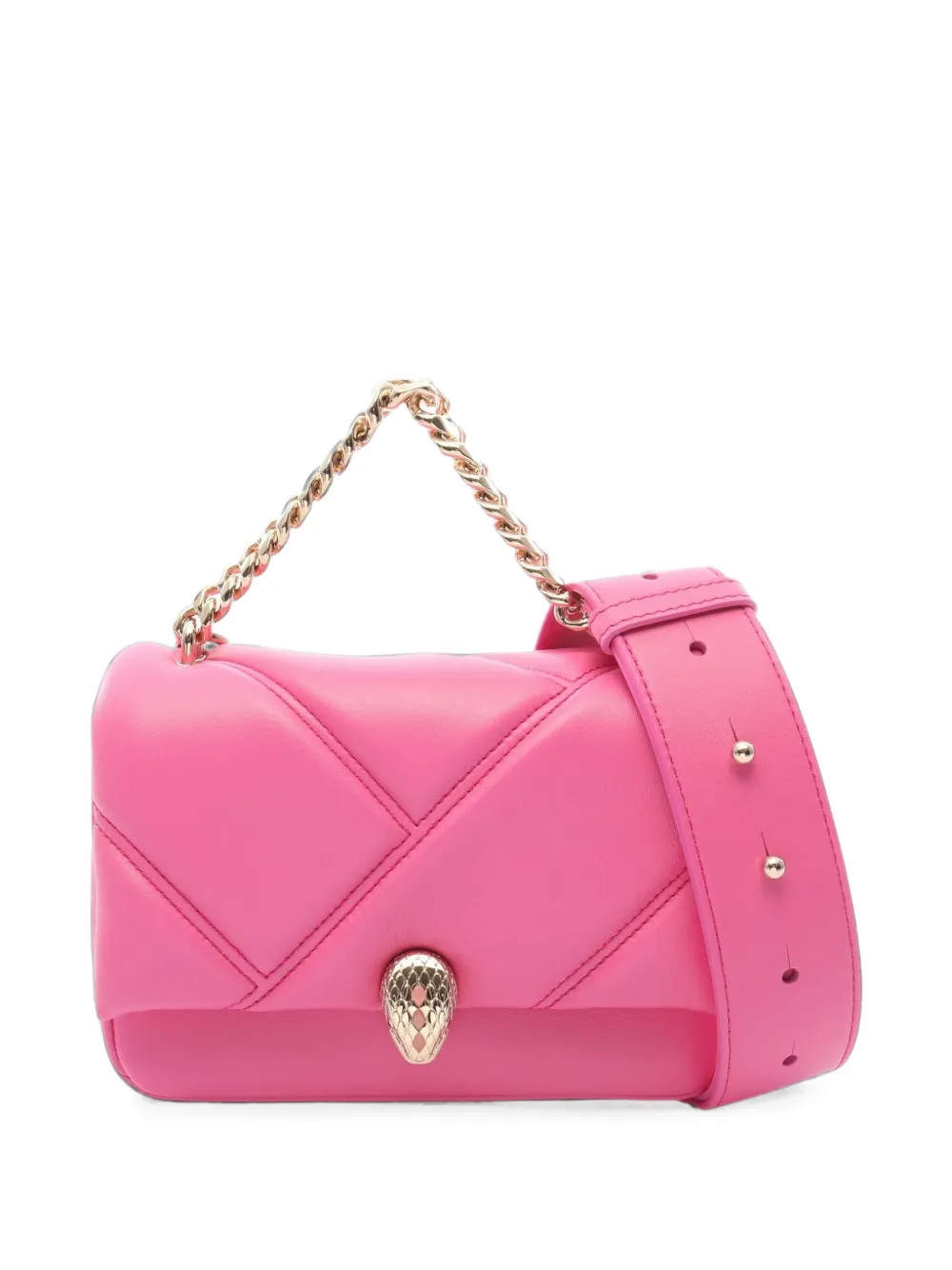 Bvlgari Pre-Owned mini sac cabas Serpenti Cabochon (années 2010) - Rose